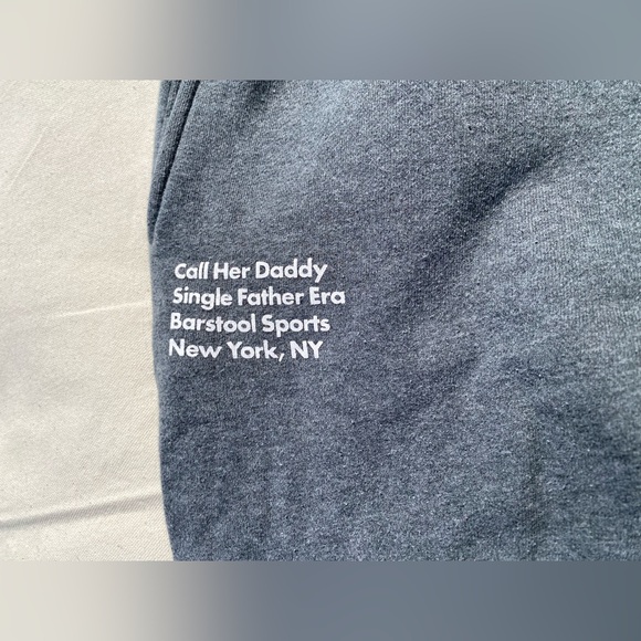 Barstool Sports Call Her Daddy Grey Sweatpants Casual Adjustable Medium - Picture 3 of 7